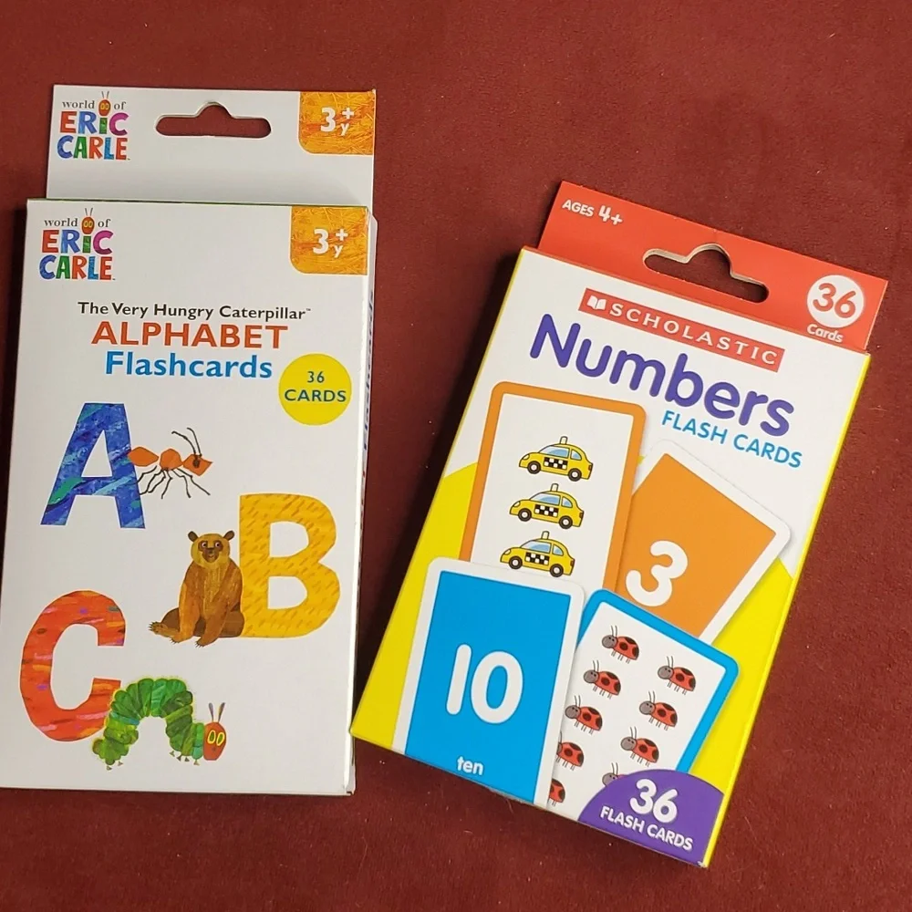 Alphabet & Numbers‎ Flashcards